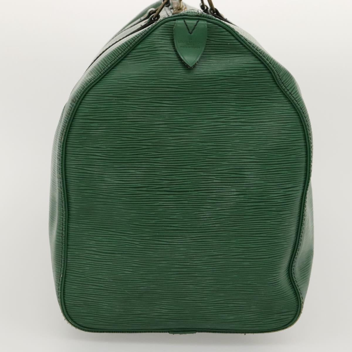 Louis Vuitton Keepall 50, Green, Leather, travel