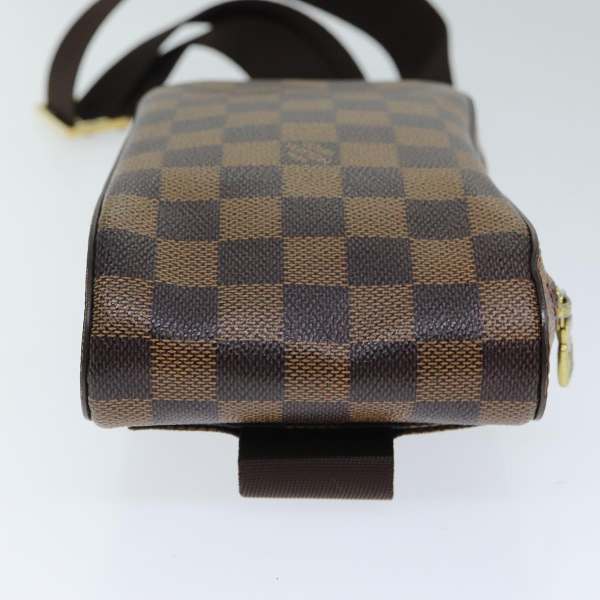 Louis Vuitton Geronimos, Brown, Canvas, shoulder