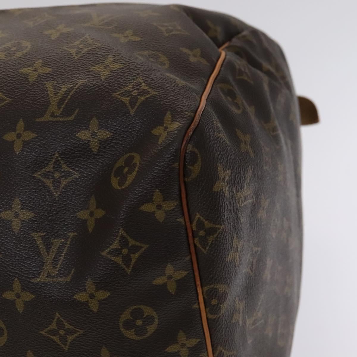 Louis Vuitton Keepall 60, Brown, Canvas, travel