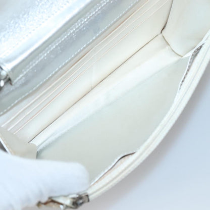 Chanel, Silver, NYLON, clutch