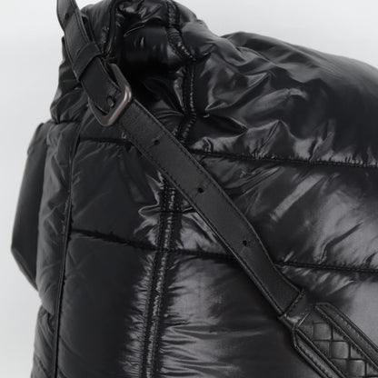 Bottega Veneta Spinnaker, Black, NYLON, backpack