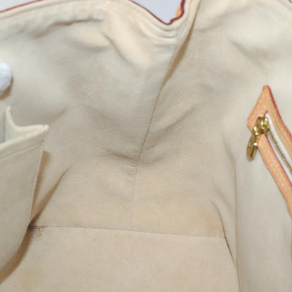 Louis Vuitton Hampstead, White, Canvas, tote