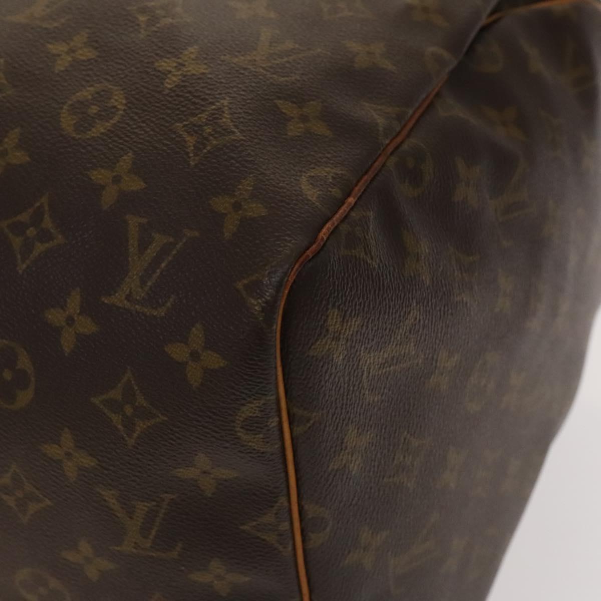 Louis Vuitton Keepall 55, Brown, Canvas, travel