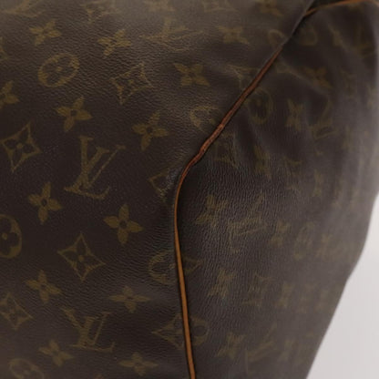 Louis Vuitton Keepall 55, Brown, Canvas, travel