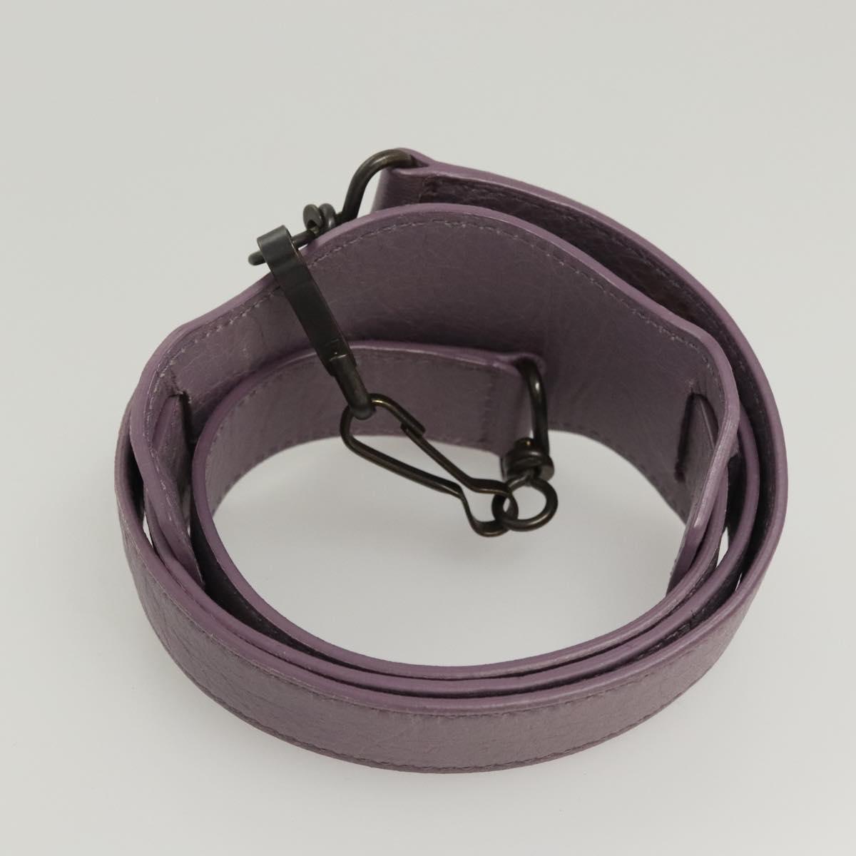 Balenciaga City, Purple, Leather, handbag