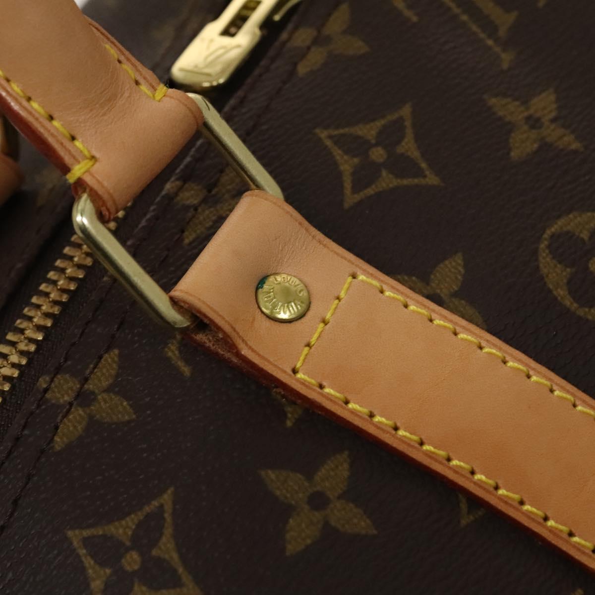 Louis Vuitton Keepall 60, Brown, Canvas, travel