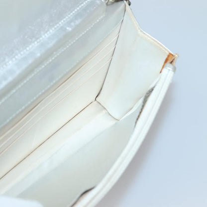 Chanel, Silver, NYLON, clutch