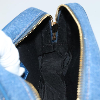 Versace, Blue, Denim - Jeans, shoulder