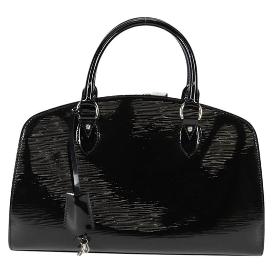 Louis Vuitton Pont Neuf, Black, Leather, handbag