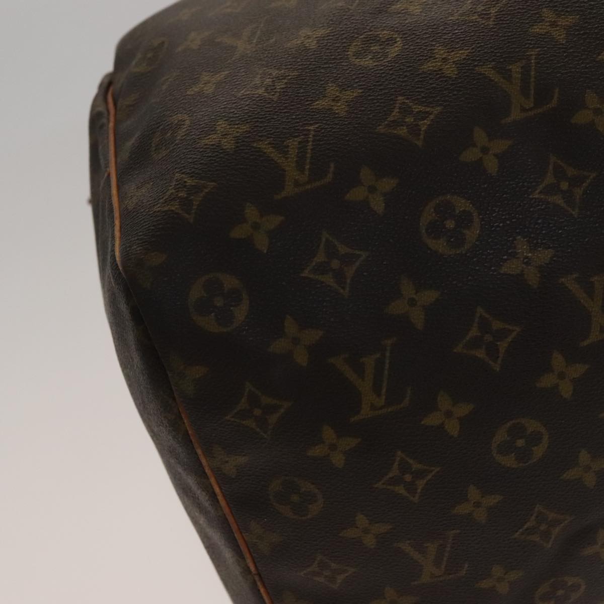 Louis Vuitton Keepall 60, Brown, Canvas, travel