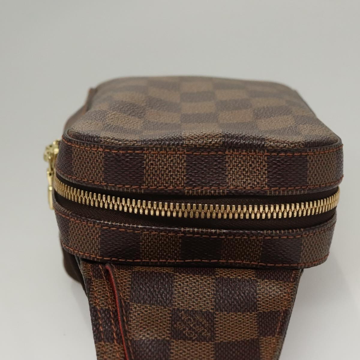 Louis Vuitton Geronimos, Brown, Canvas, shoulder