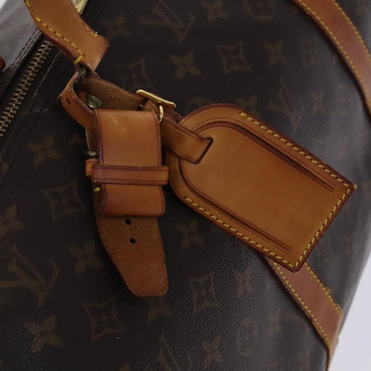 Louis Vuitton Keepall 55, Brown, Canvas, travel
