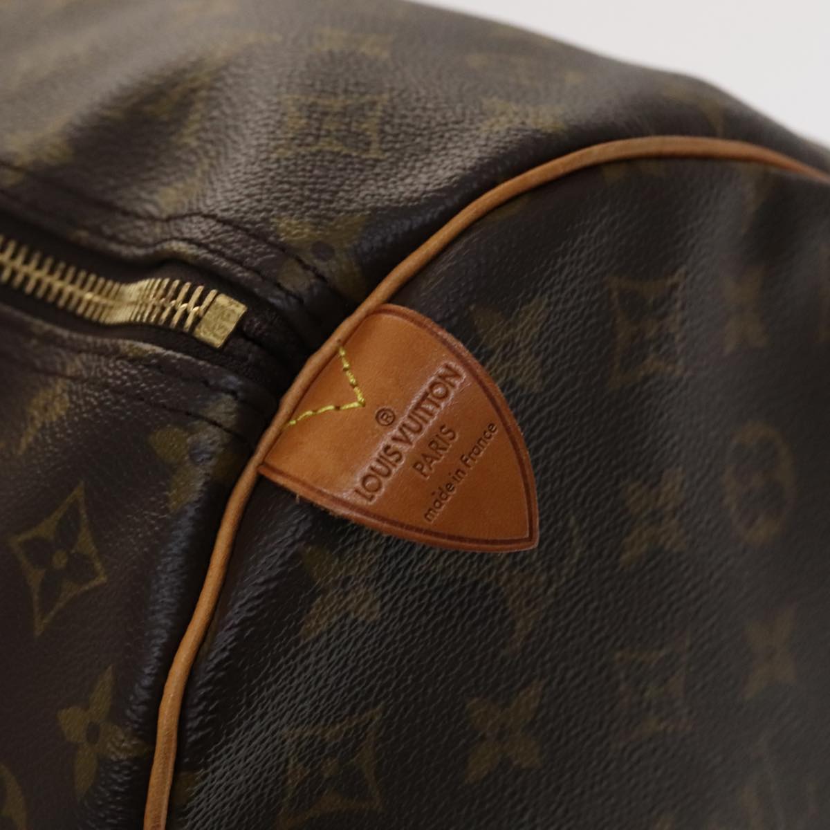 Louis Vuitton Keepall 60, Brown, Canvas, travel