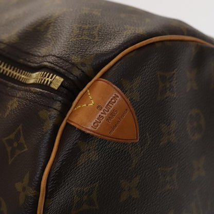 Louis Vuitton Keepall 60, Brown, Canvas, travel