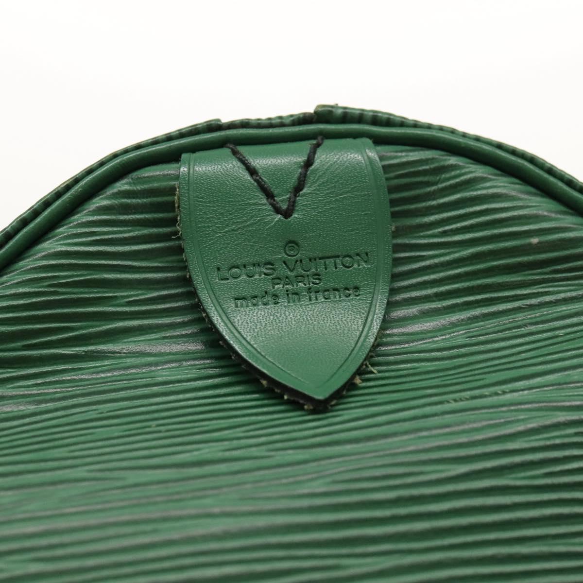 Louis Vuitton Keepall 50, Green, Leather, travel