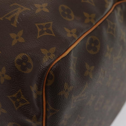 Louis Vuitton Keepall 60, Brown, Canvas, travel