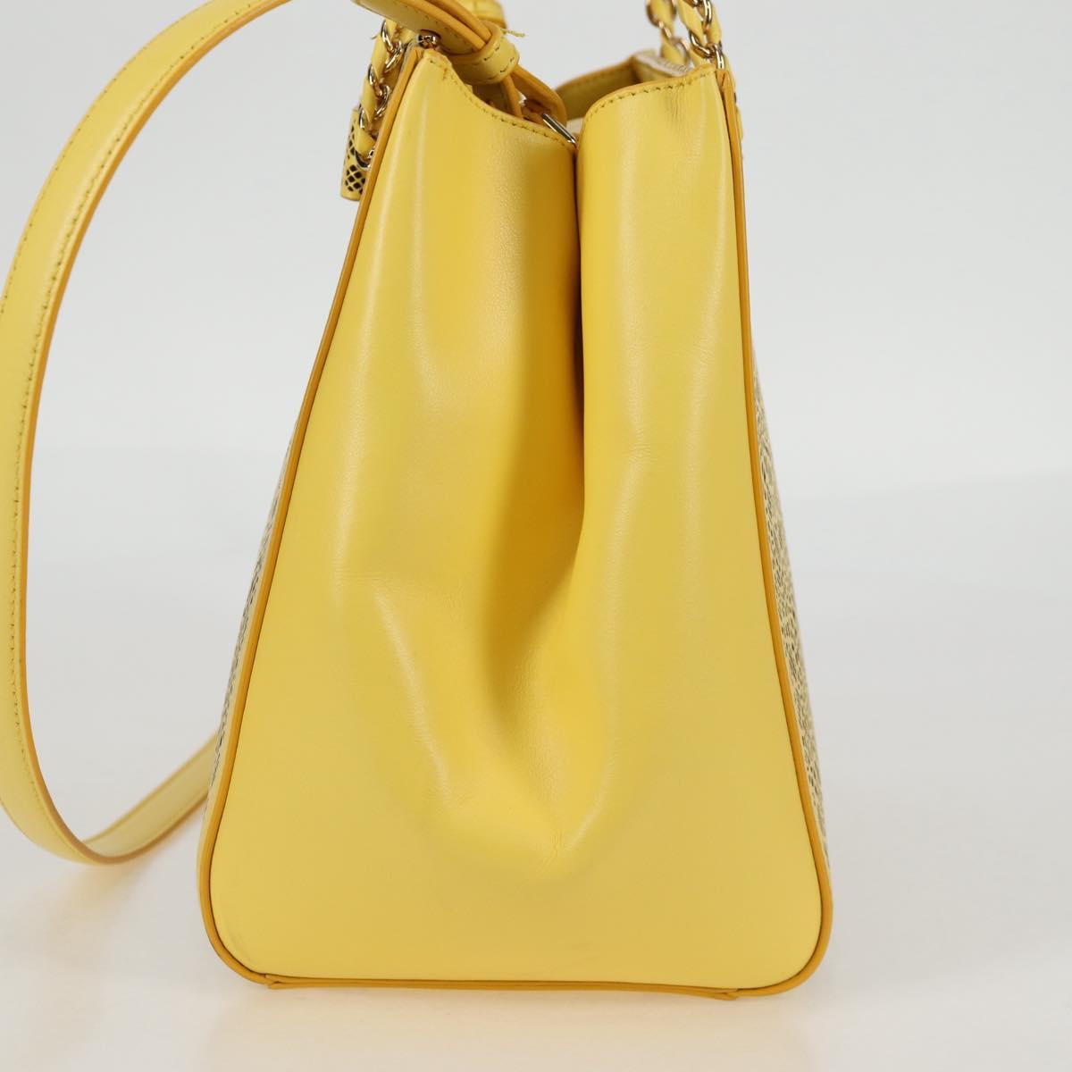 Salvatore Ferragamo Vara, Yellow, Leather, shoulder