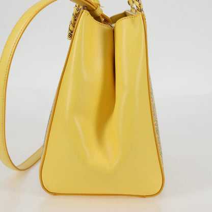 Salvatore Ferragamo Vara, Yellow, Leather, shoulder