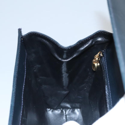 Salvatore Ferragamo Gancini, Black, Leather, handbag