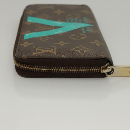 Louis Vuitton Zippy wallet monogram, Brown, Canvas, Clutch