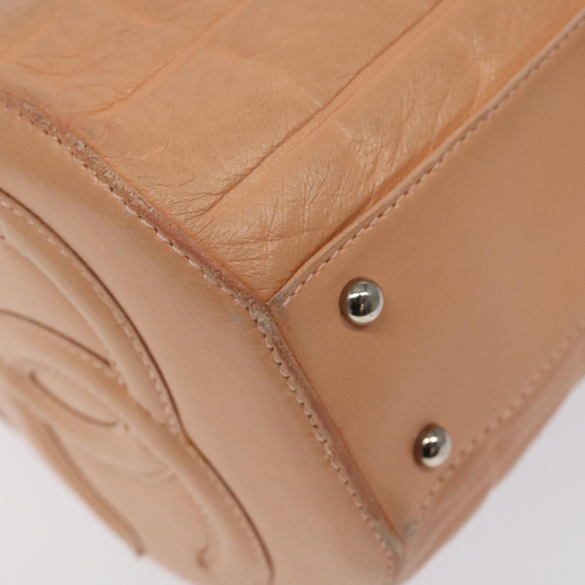 Chanel Chocolate bar, Beige, Leather, handbag