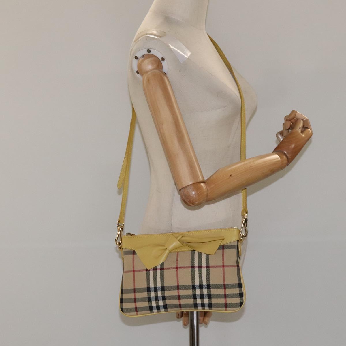Burberry Nova Check, Beige, Canvas, shoulder