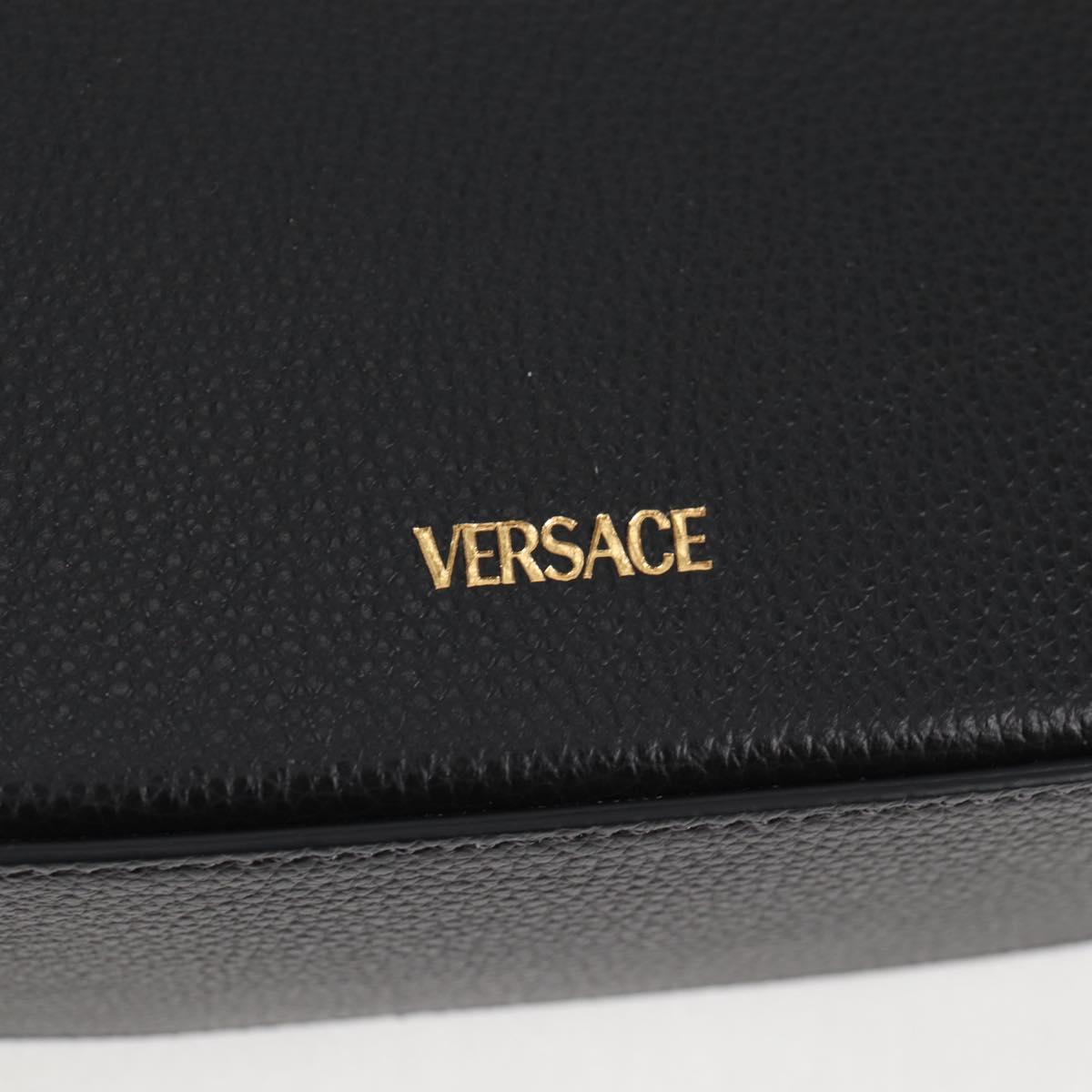 Versace Medusa, Black, Leather, shoulder
