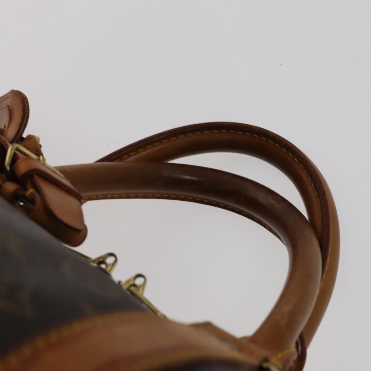 Louis Vuitton Keepall 55, Brown, Canvas, travel