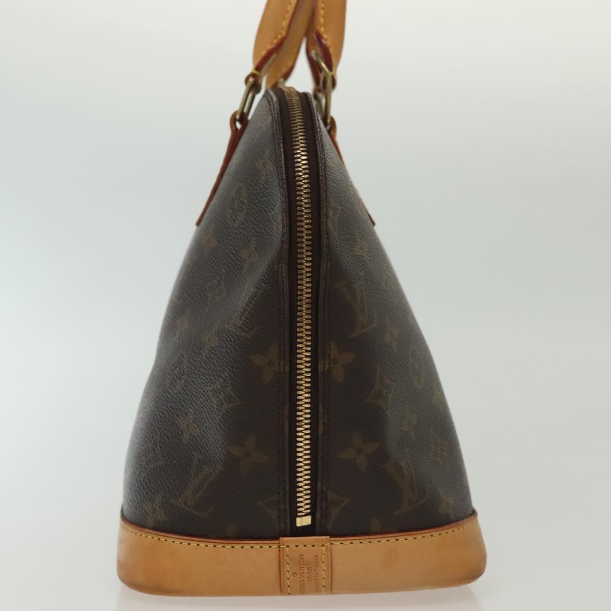 Louis Vuitton Alma, Brown, Canvas, handbag