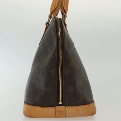 Louis Vuitton Alma, Brown, Canvas, handbag