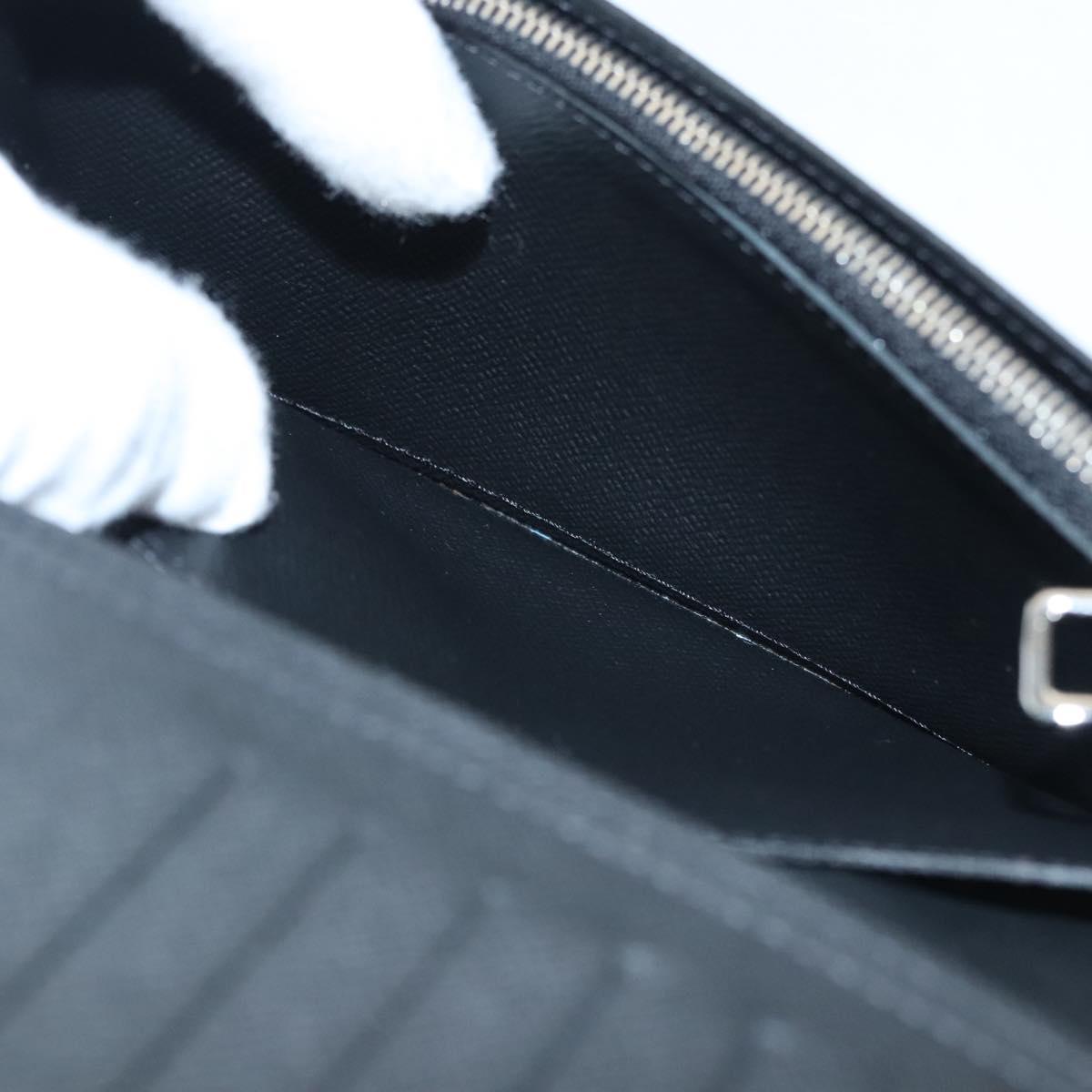 Louis Vuitton Brazza, Black, Canvas, wallet