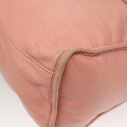 Balenciaga City, Pink, Leather, handbag