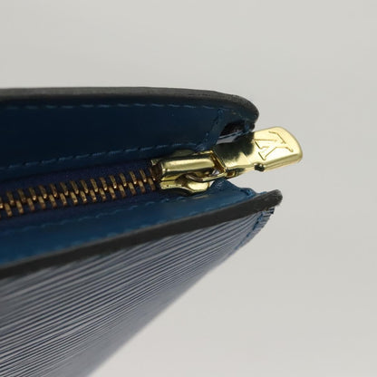 Louis Vuitton Saint Jacques Handbag Epi Leather, BLUE, LEATHER, Shoulder bag