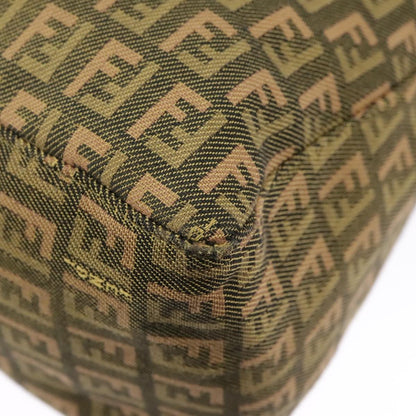 Fendi Zucchino, Khaki, Canvas, handbag