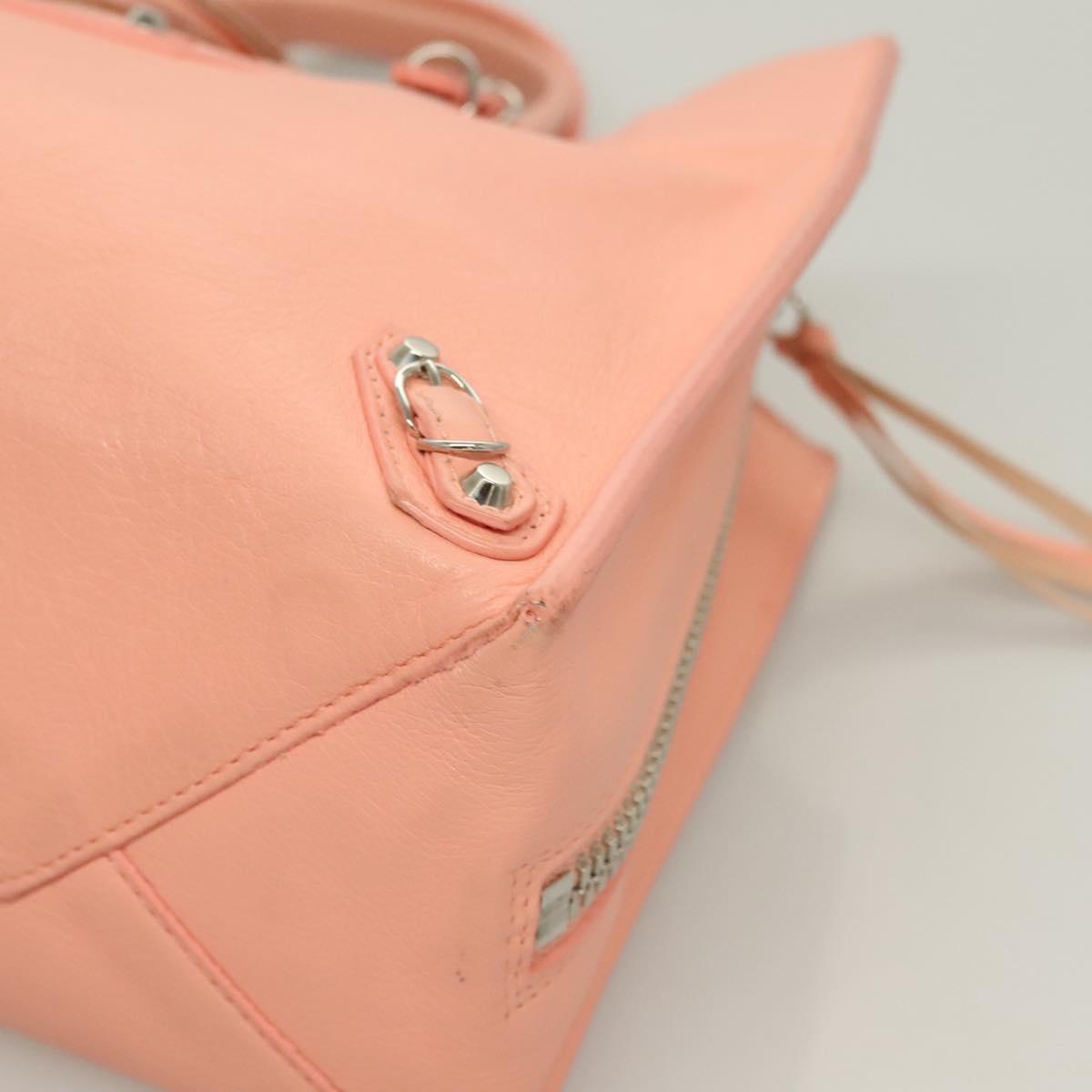 Balenciaga Papier, Pink, Leather, handbag