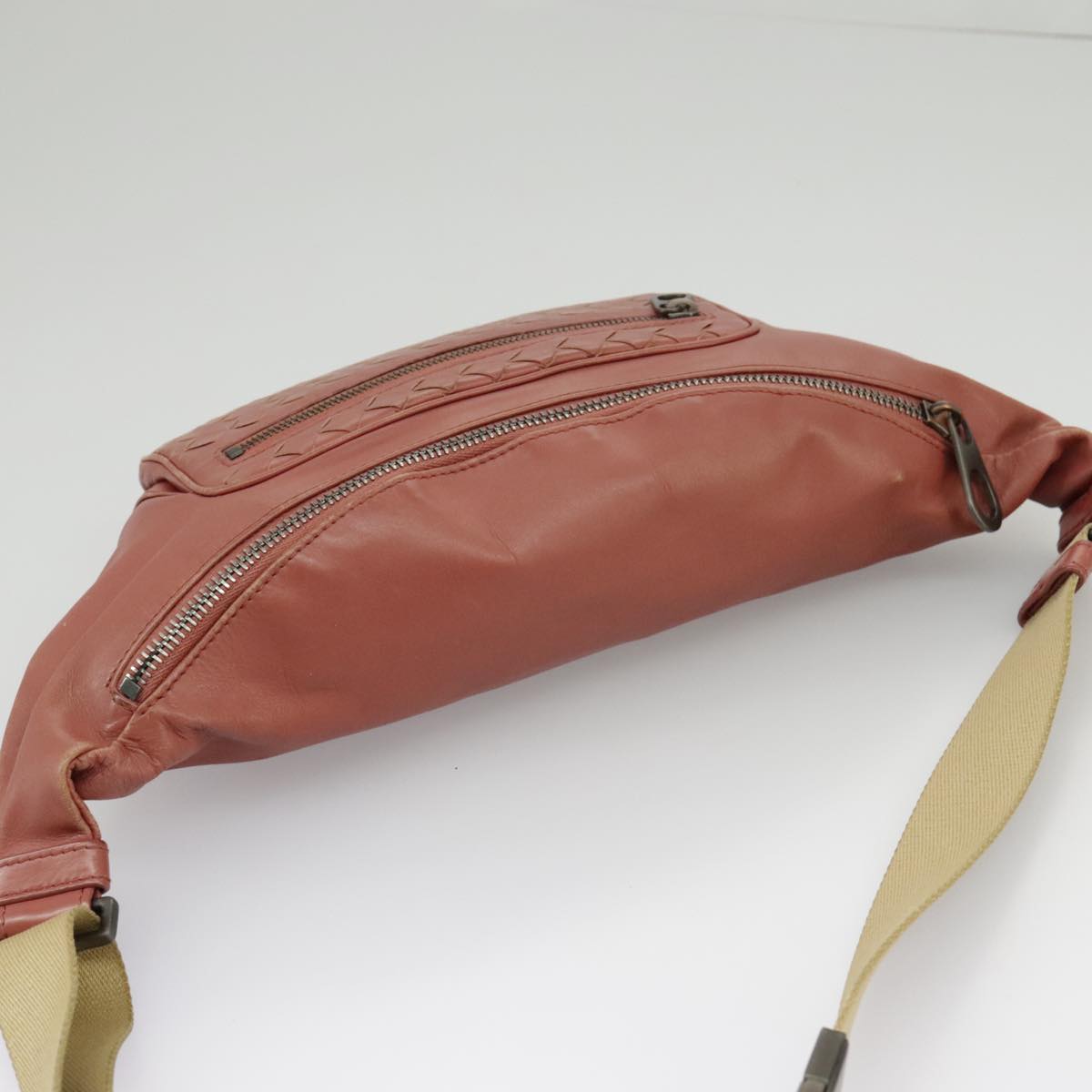 Bottega Veneta Intrecciato, Pink, Leather, shoulder