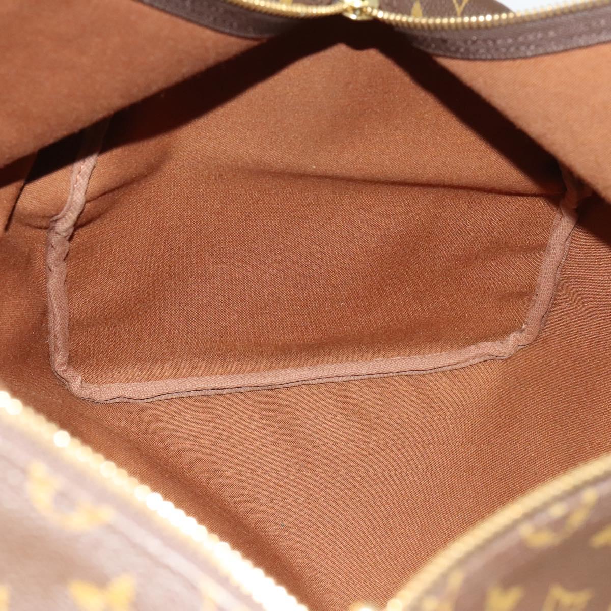 Louis Vuitton Keepall 55, Brown, Canvas, travel
