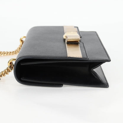 Salvatore Ferragamo Vara, Black, Leather, shoulder
