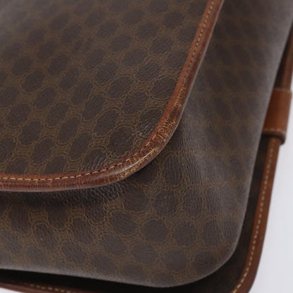 Céline Macadam, Brown, Canvas, shoulder