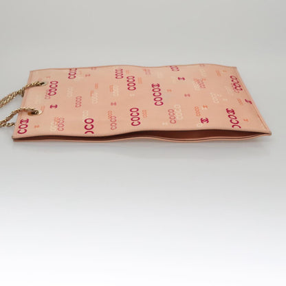 Chanel Coco Mark, Pink, Canvas, tote