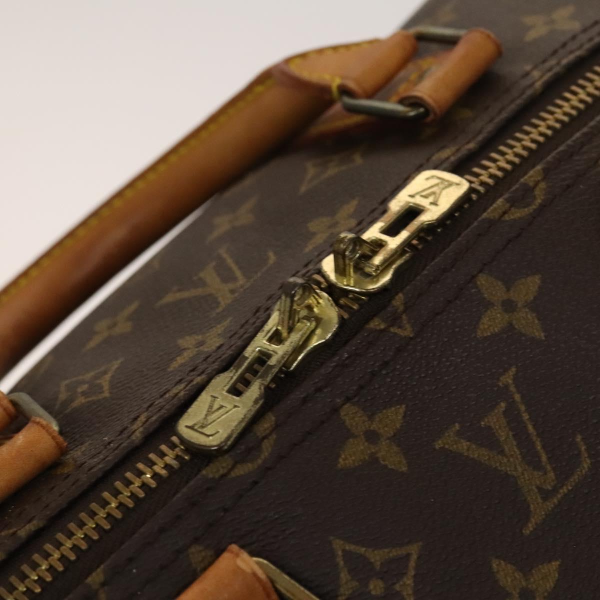 Louis Vuitton Keepall 55, Brown, Canvas, travel