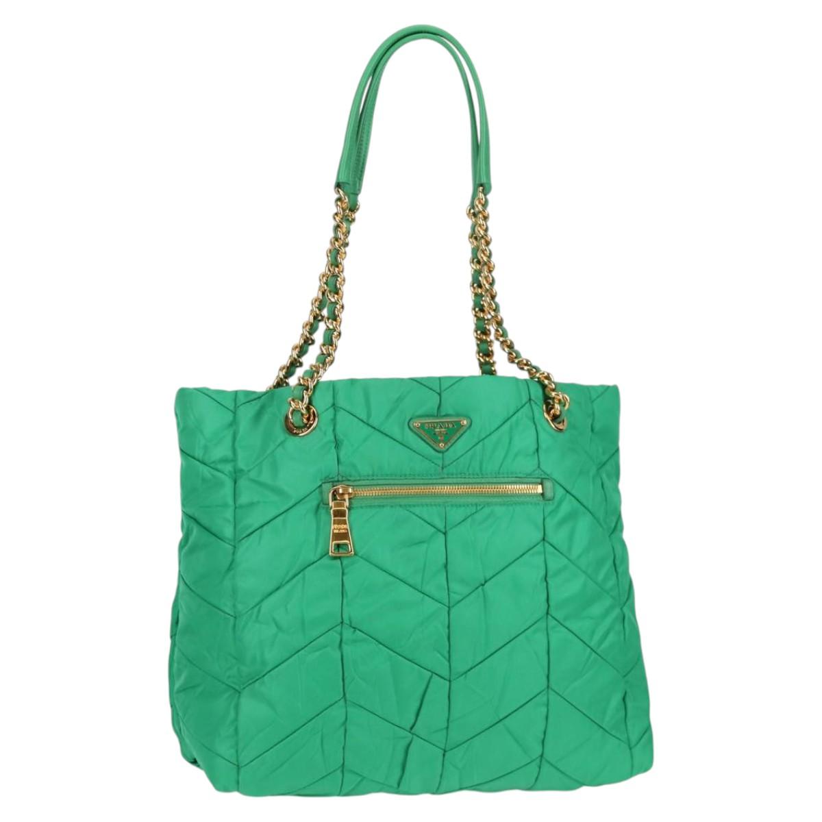 Prada Re-edition, Green, NYLON, tote