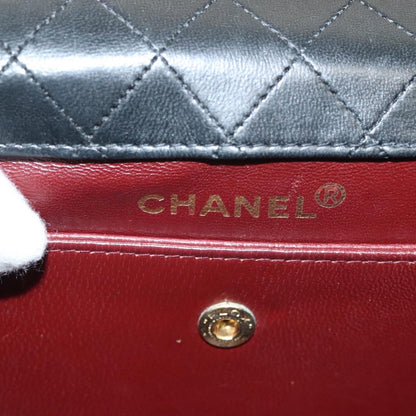 Chanel Trapèze, Black, Leather, shoulder