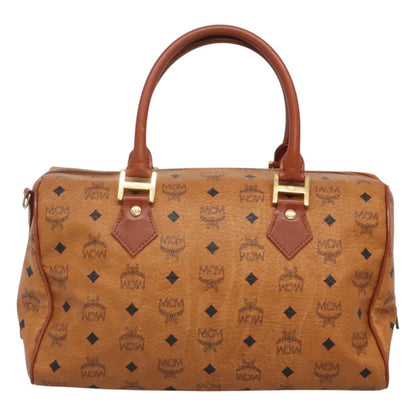 MCM Visetos, Brown, Canvas, travel