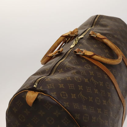Louis Vuitton Keepall 60, Brown, Canvas, travel