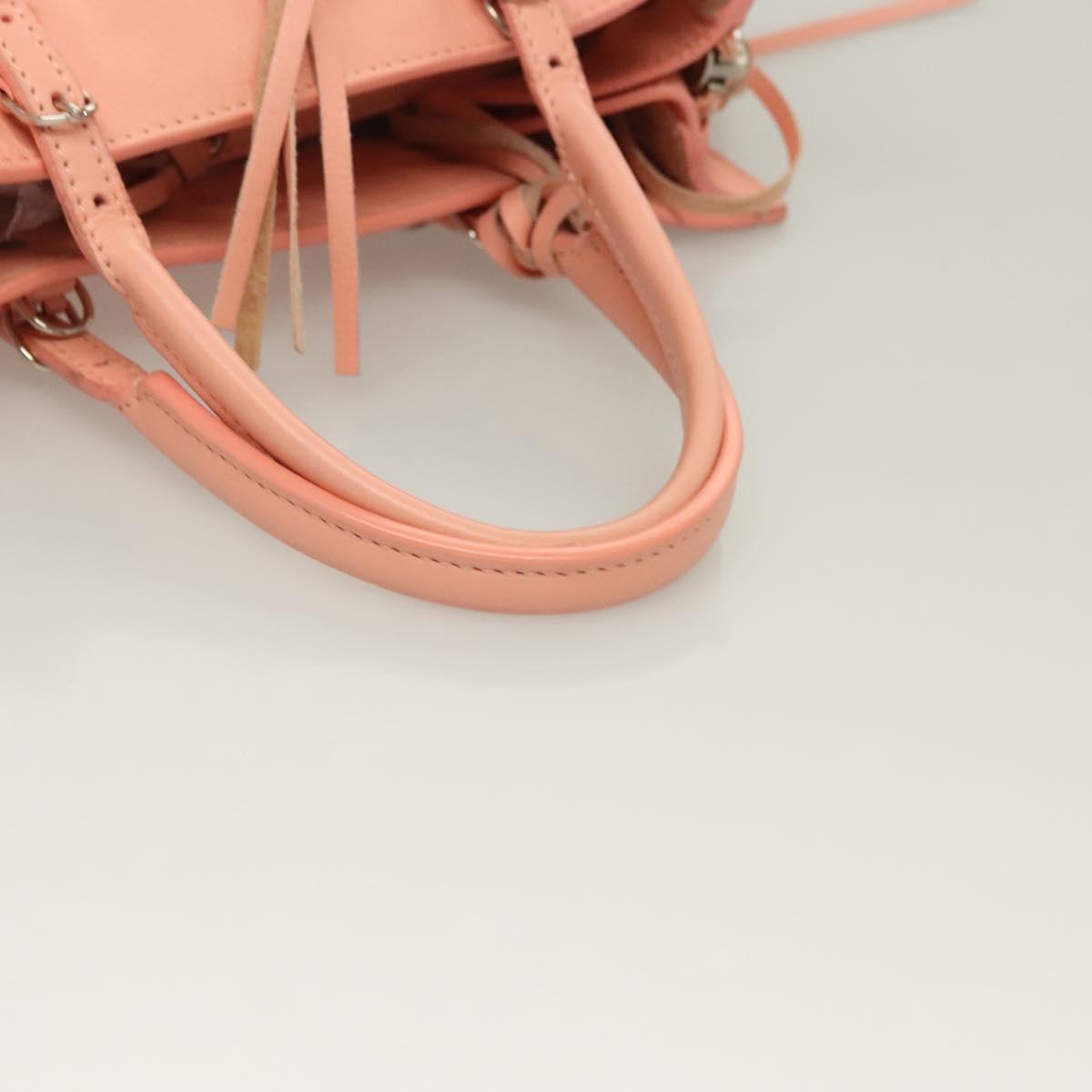 Balenciaga Papier, Pink, Leather, handbag