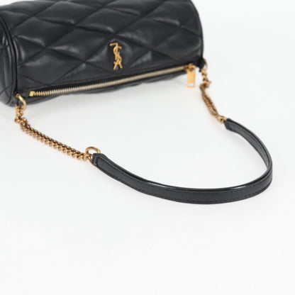 Yves Saint Laurent, Black, Leather, shoulder