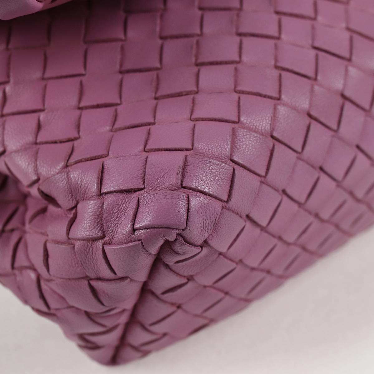 Bottega Veneta Olimpia, Purple, Leather, shoulder