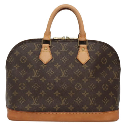 Louis Vuitton Alma, Brown, Canvas, handbag