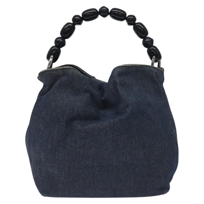 Dior Maris Pearl, Blue, Canvas, handbag